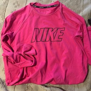 Nike Fuchsia Long Sleeve Top